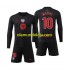 Camisola FC Barcelona Lionel Mess 10 Criança Equipamento Segundo 2024-2025 Manga Comprida